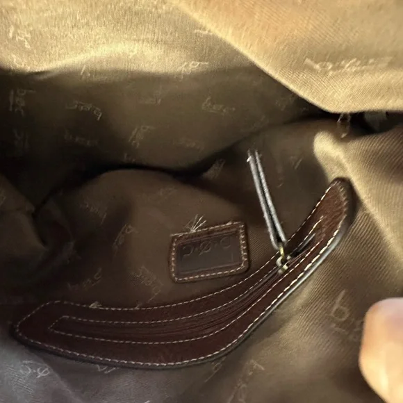 b.o.c. Woven Red and Brown Crossbody Bag - Picture 7 of 9